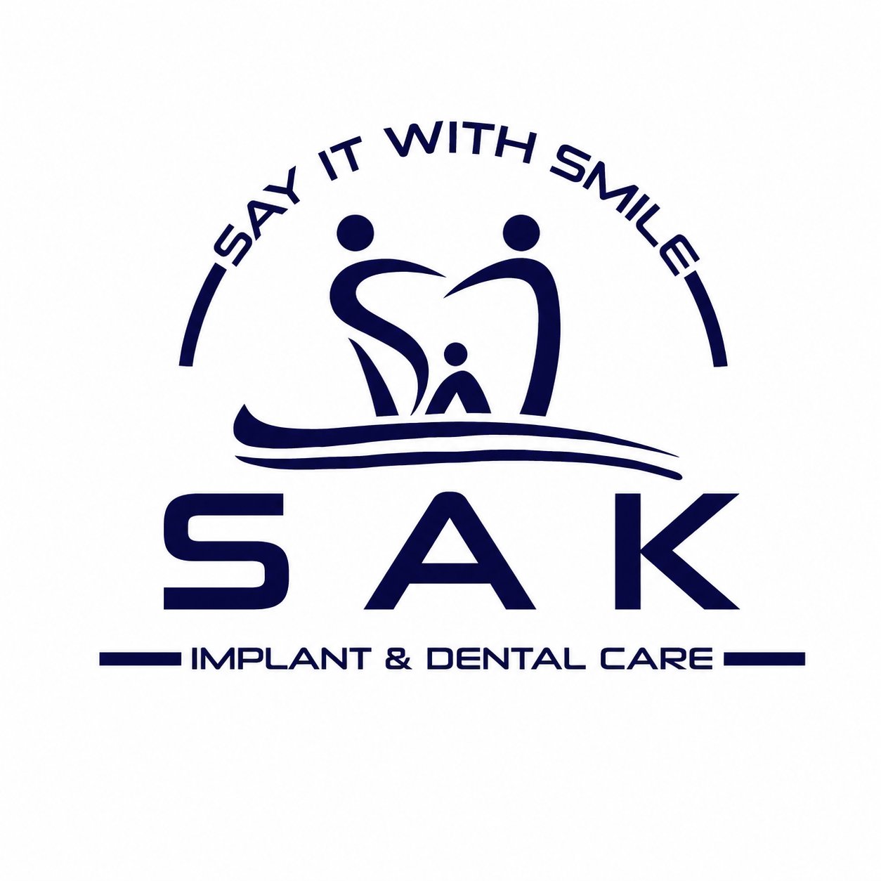 S.A.K Implant & Dental Care Logo